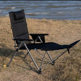 XYlivingstore Outdoor Folding Recliner Chair – High Back Camping & Napping Lounger for Picnic, Hospital Companion, and Leisure Use